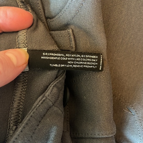 American Giant Pull on Straight Leg Pant Sz 8 Gray - Picture 8 of 8